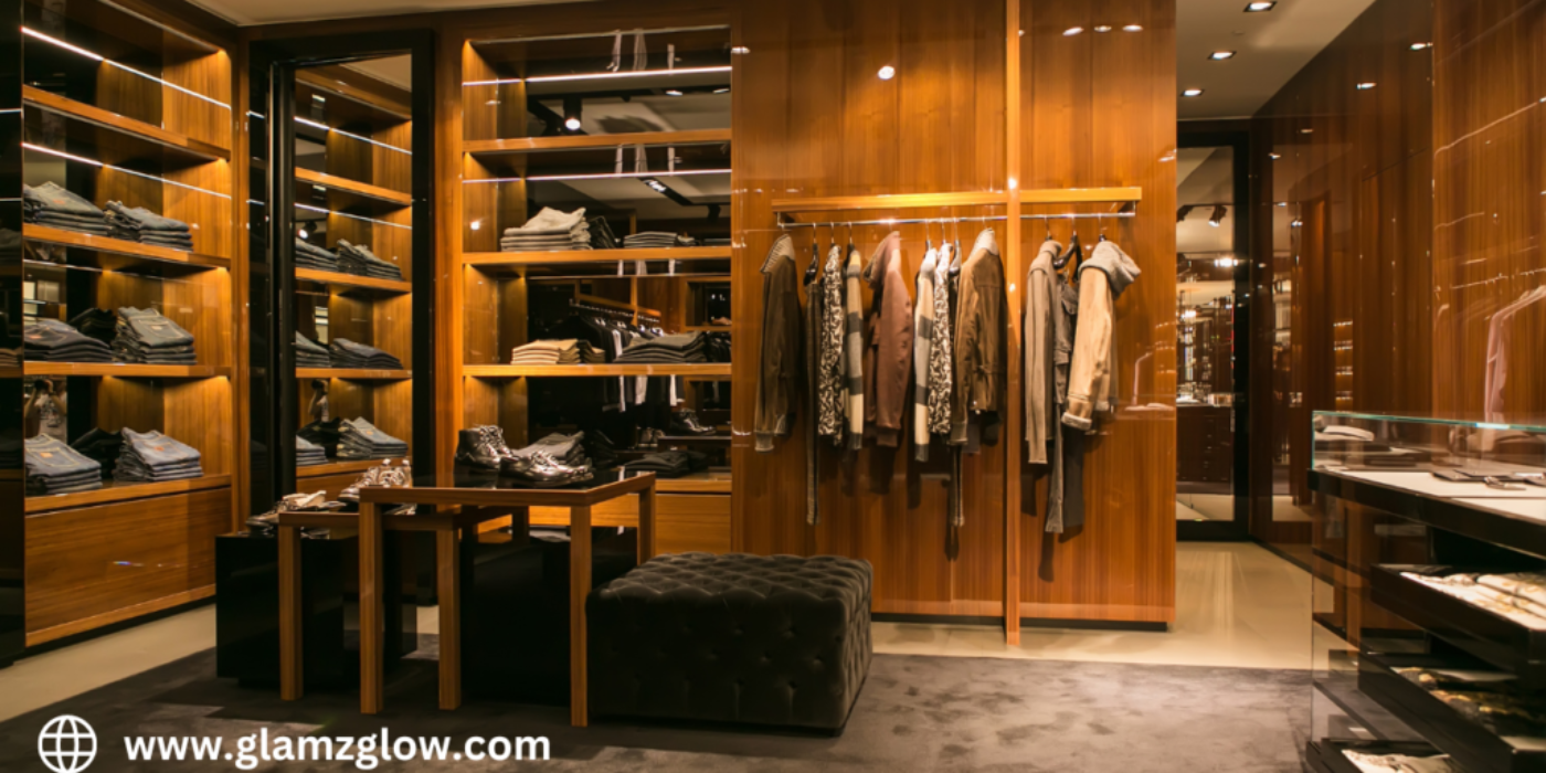 Interior of Rooms and Exits Fashion Store showcasing stylish clothing racks and modern decor.