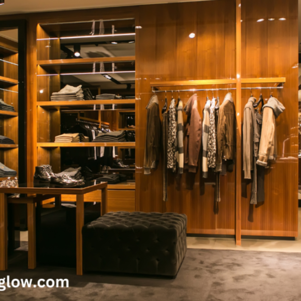 Interior of Rooms and Exits Fashion Store showcasing stylish clothing racks and modern decor.